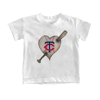 St. Louis Cardinals Tiny Turnip Infant Baseball Tear T-Shirt - White