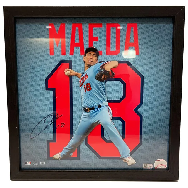 Kenta Maeda Los Angeles Dodgers Autographed Topps Royal Majestic