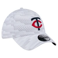 Casquette extensible New Era blanche Minnesota Twins Graded 39THIRTY pour homme