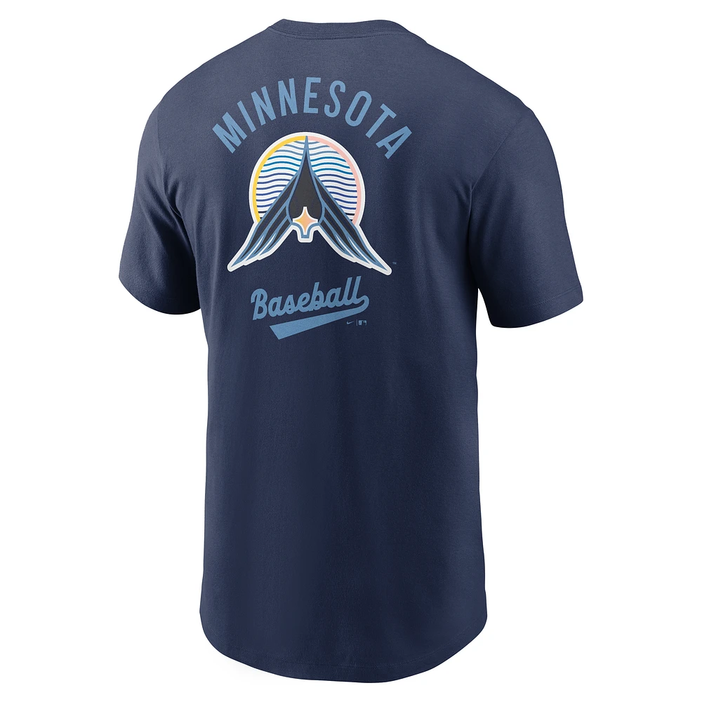 Men's Nike  Navy Minnesota Twins 2025 City Connect T-Shirt