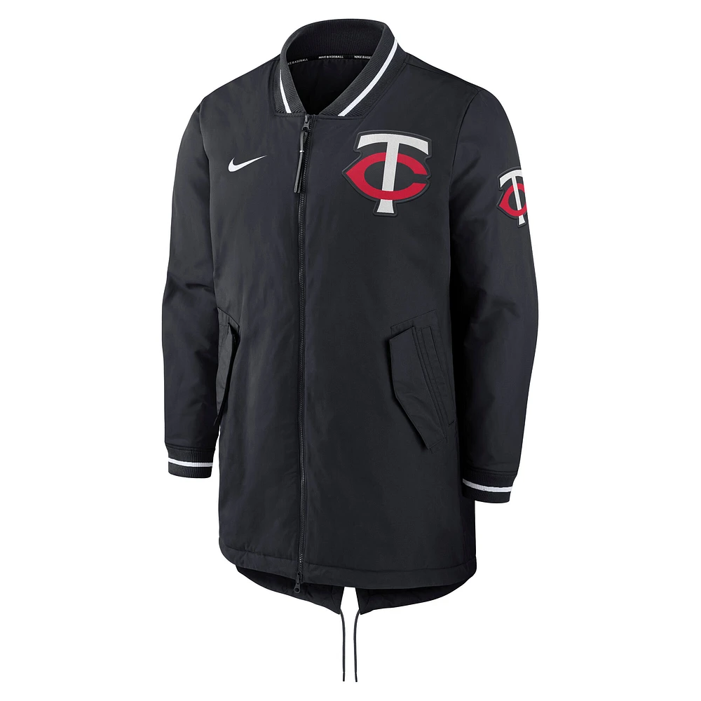 Men's Nike  Navy Minnesota Twins Dugout Performance Full-Zip Jacket