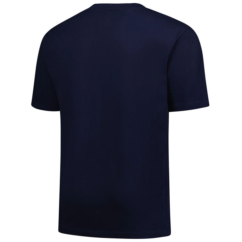 Men's Profile  Navy Minnesota Twins Big & Tall Heart Soul T-Shirt