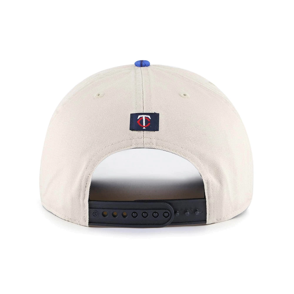 Men's '47 Cream/Navy Minnesota Twins Fiji Rope Hitch Adjustable Hat
