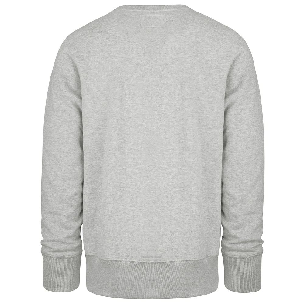 Men's '47  Gray Minnesota Twins Letters Headline Pullover Sweatshirt