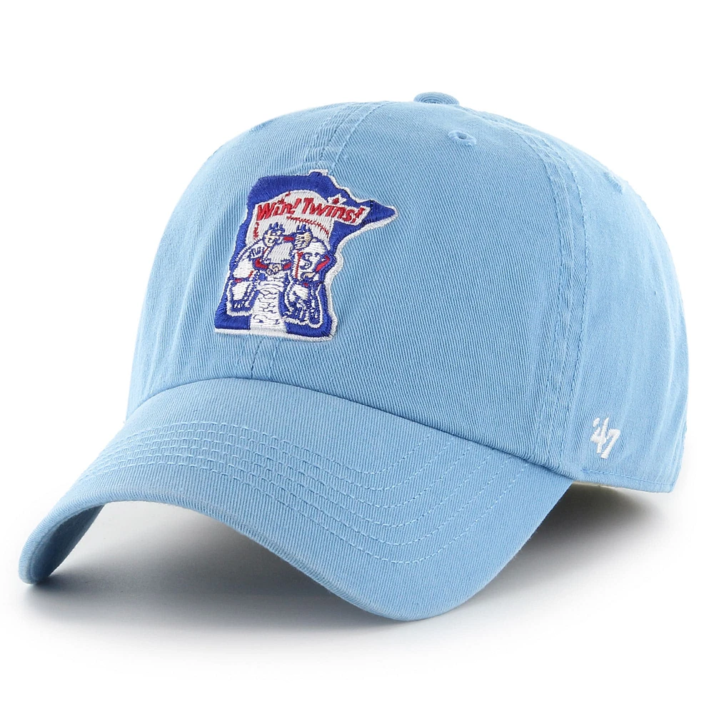 Men's '47 Light Blue Minnesota Twins Cooperstown Collection Franchise Fitted Hat