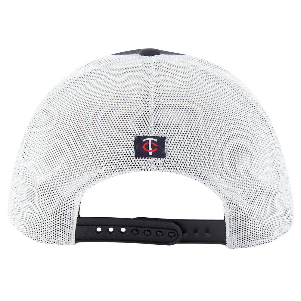 Casquette ajustable pour homme '47 Minnesota Twins Downburst Trucker bleu marine