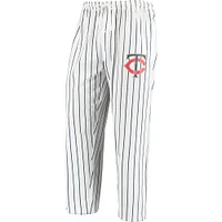 Pantalon de survêtement Vigor Minnesota Twins Sport Concepts pour hommes, blanc/bleu marine