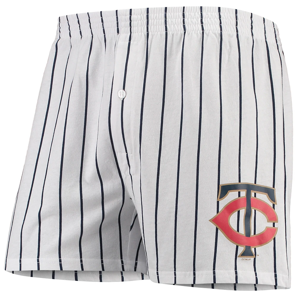 Boxer Concepts Sport Minnesota Twins Vigor pour homme - Blanc