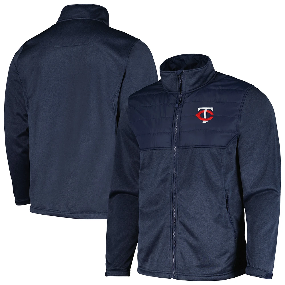 Veste entièrement zippée Dunbrooke Heather Navy Minnesota Twins Explorer pour hommes