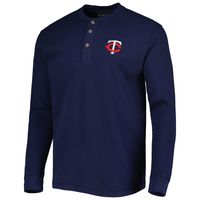 Men's Dunbrooke Minnesota Twins Navy Maverick Long Sleeve T-Shirt