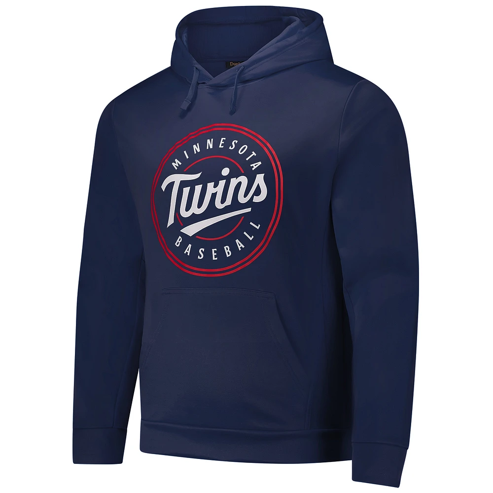 Men's Dunbrooke Navy Minnesota Twins Champion Pullover Hoodie