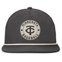 Men's Fanatics Charcoal Minnesota Twins Closer Adjustable Hat