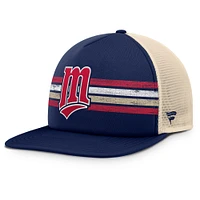 Men's Fanatics Navy/Natural Minnesota Twins Cooperstown Collection Powers Snapback Hat