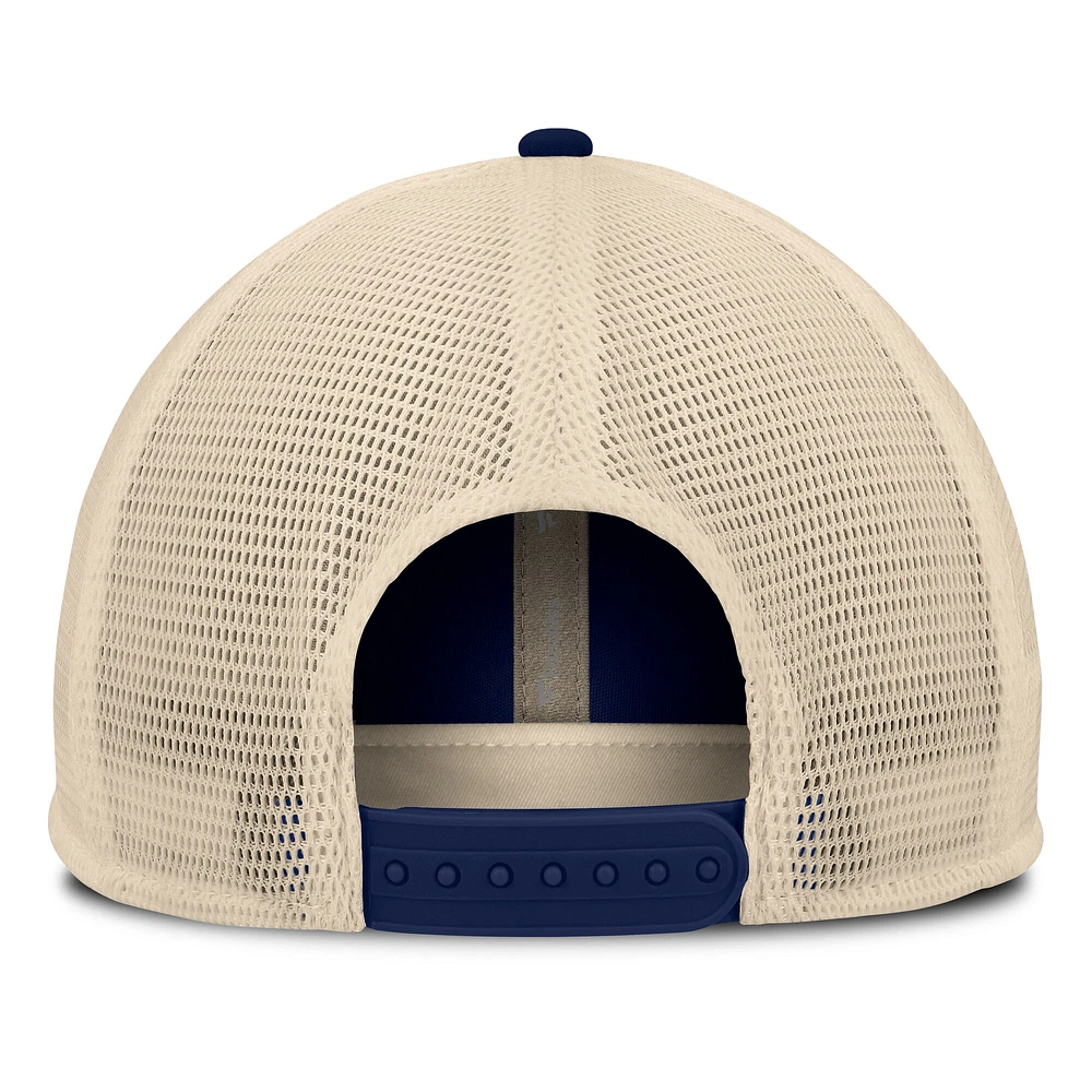 Men's Fanatics Navy/Natural Minnesota Twins Cooperstown Collection Powers Snapback Hat