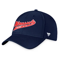 Casquette Fanatics Navy Minnesota Twins Cooperstown Core Flex pour hommes