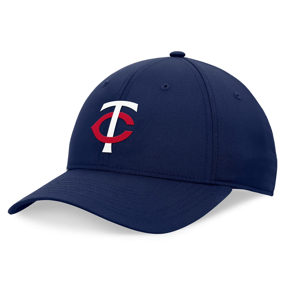 Men's Fanatics Navy Minnesota Twins Front Office Ripstop Unstructured Adjustable Hat