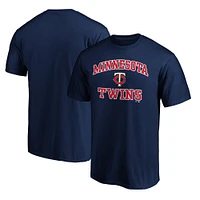 Men's Fanatics Navy Minnesota Twins Heart & Soul T-Shirt