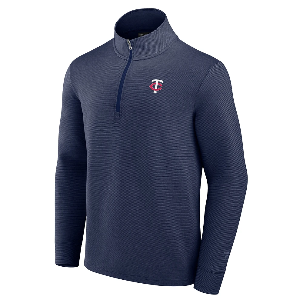 Men's Fanatics Navy Minnesota Twins Quarter Zip