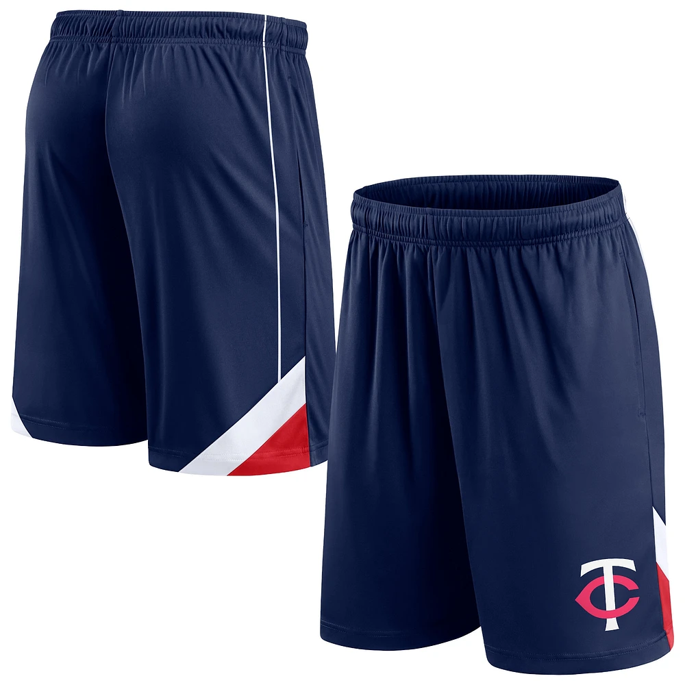 Men's Fanatics Navy Minnesota Twins Slice Shorts