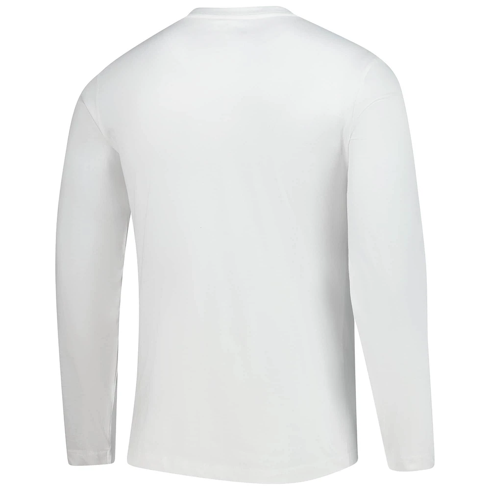 Men's Fanatics  White Minnesota Twins Press Box Long Sleeve T-Shirt