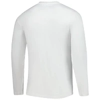 Men's Fanatics  White Minnesota Twins Press Box Long Sleeve T-Shirt