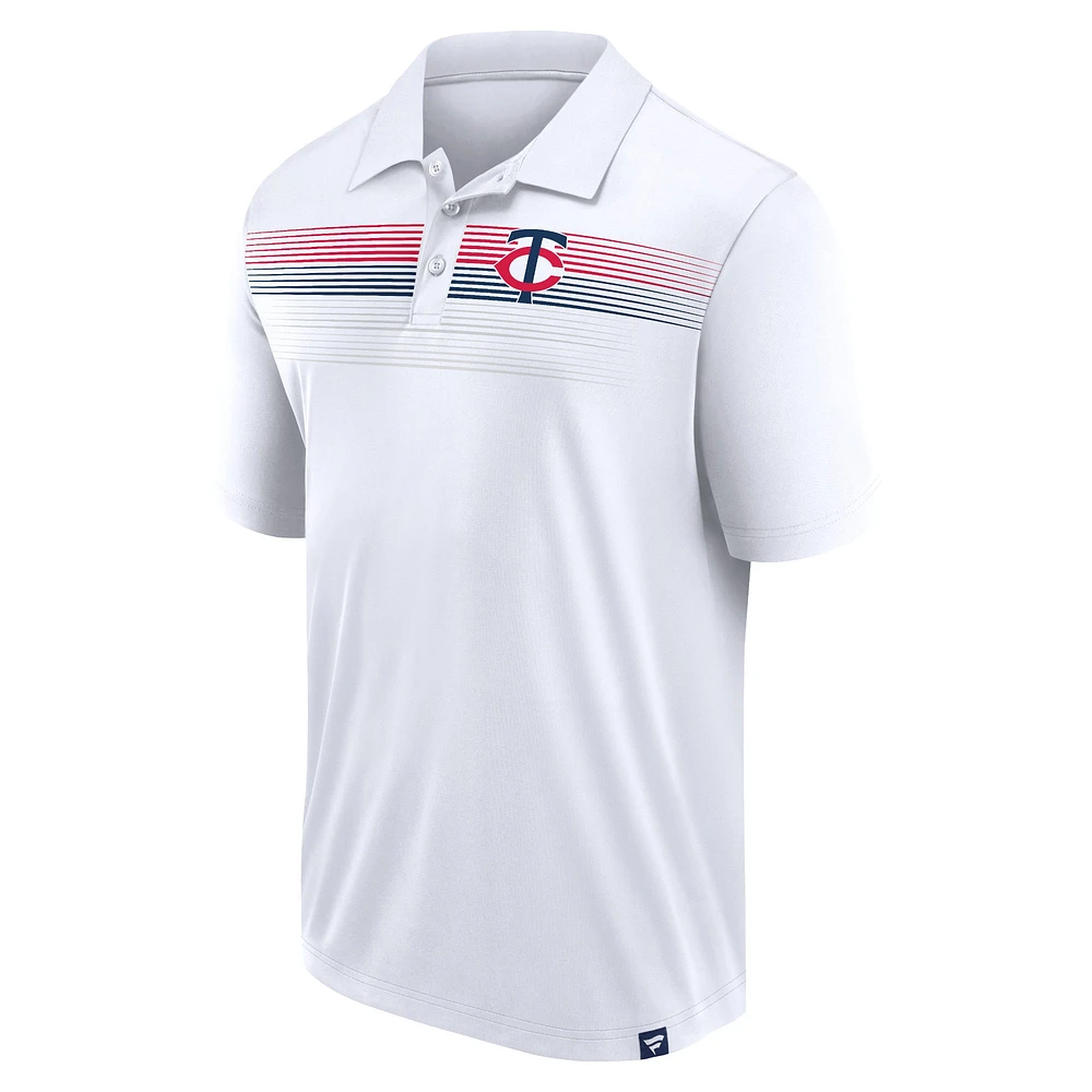 Men's Fanatics White Minnesota Twins Victory For Us Interlock Polo