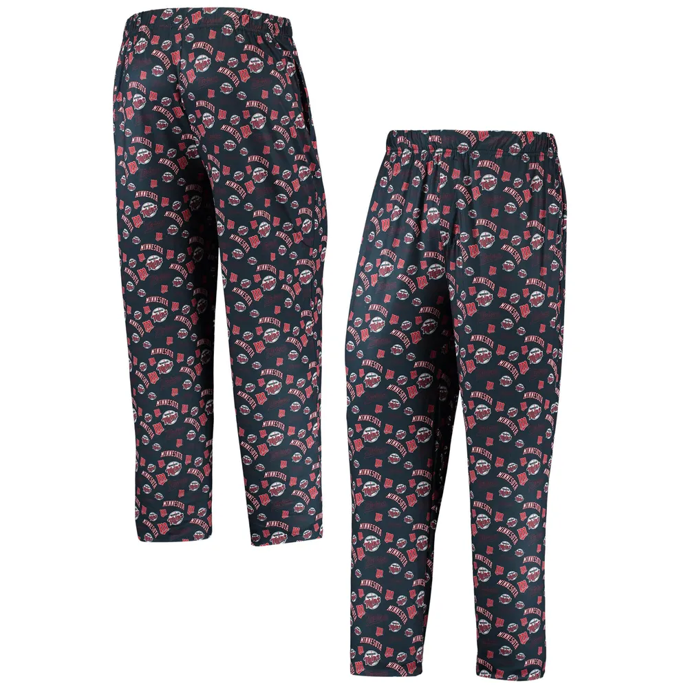 Lids Minnesota Twins FOCO Cooperstown Collection Repeat Pajama Pants - Navy