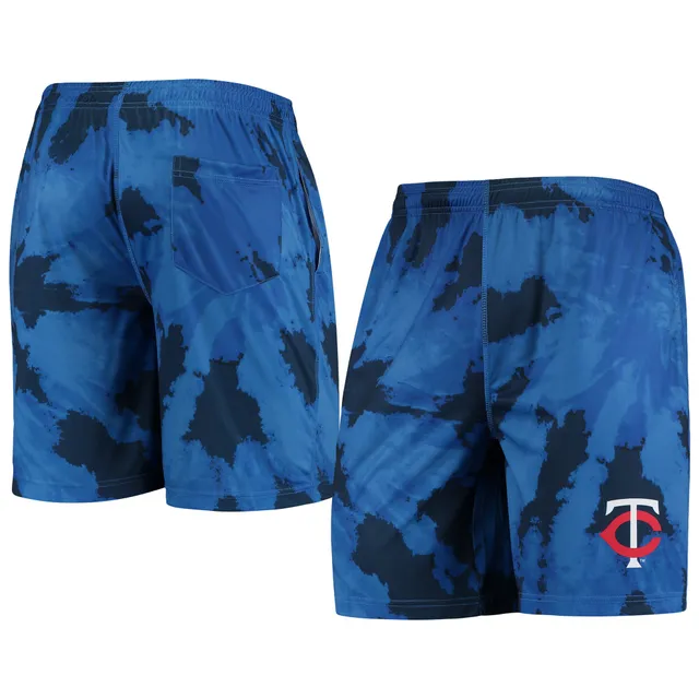 FOCO Navy New York Yankees Tie-Dye Training Shorts