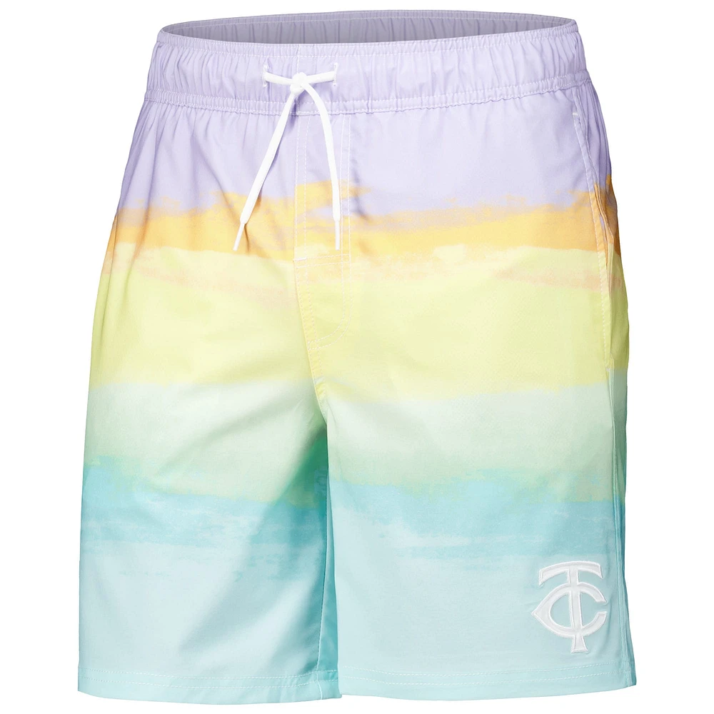 Short de bain G-III Sports by Carl Banks Minnesota Twins Perfect Game Volley pour hommes