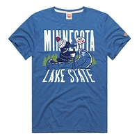 Men's Homage Navy Minnesota Twins Hyper Local Tri-Blend T-Shirt
