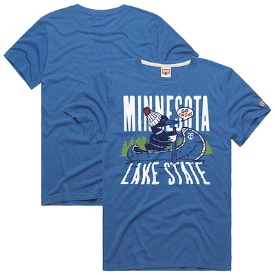 Men's Homage Navy Minnesota Twins Hyper Local Tri-Blend T-Shirt