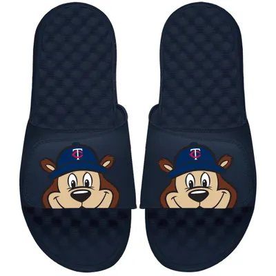 Minnesota Twins ISlide Mascot Slide Sandals - Navy