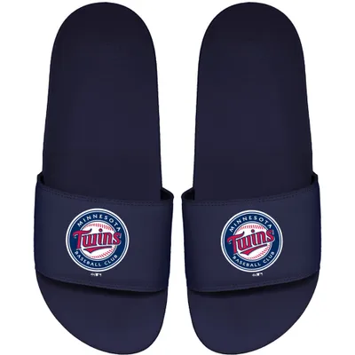 Minnesota Twins ISlide Primary Motto Slide Sandals - Navy