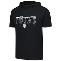 T-shirt à capuche noir Phase Vanguard des Twins du Minnesota pour homme