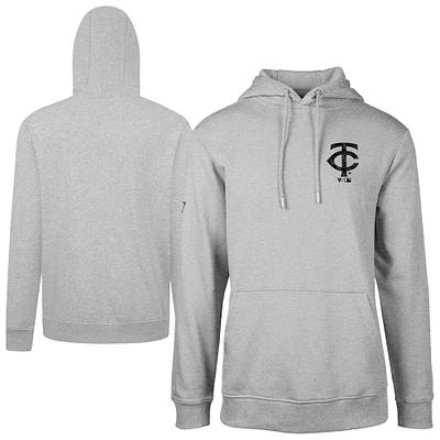 Men's Levelwear  Gray Minnesota Twins Podium Digital Camo Pullover Hoodie