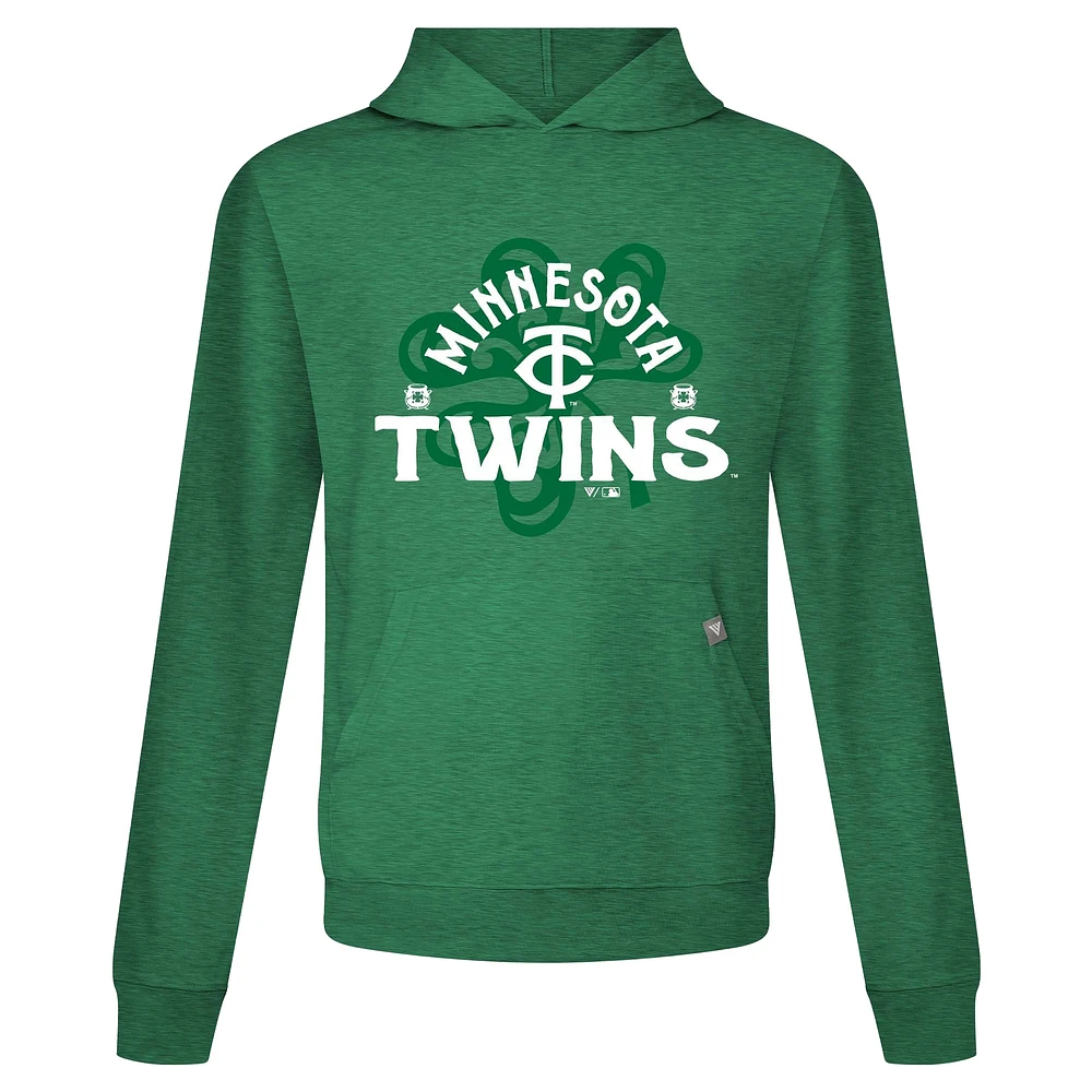 Men's Levelwear Minnesota Twins St. Patrick's Day Relay Shamrock Pullover Hoodie