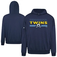 Men's Levelwear Navy Minnesota Twins Accolade Contact No Hitter Pullover Hoodie
