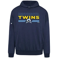 Men's Levelwear Navy Minnesota Twins Accolade Contact No Hitter Pullover Hoodie