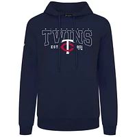 Men's Levelwear Navy Minnesota Twins Accolade Podium Textbook Pullover Hoodie