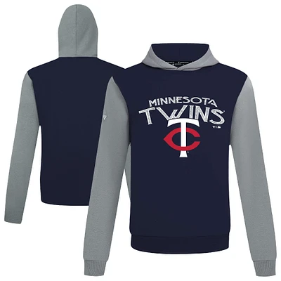 Men's Levelwear Navy Minnesota Twins Accolade Ultimate Mission Pullover Hoodie