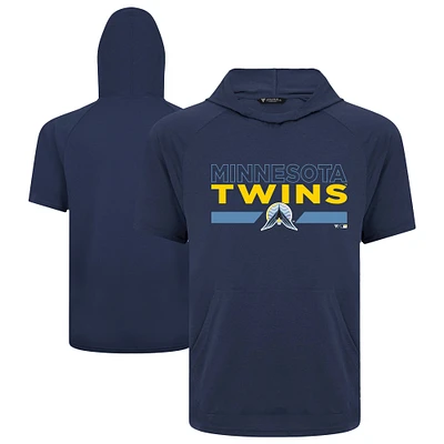 Men's Levelwear  Navy Minnesota Twins City Connect Phase No Hitter Hoodie T-Shirt