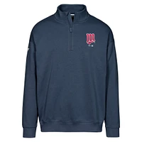 Men's Levelwear  Navy Minnesota Twins Cooperstown Collection Murray Quarter-Zip Sweatshirt
