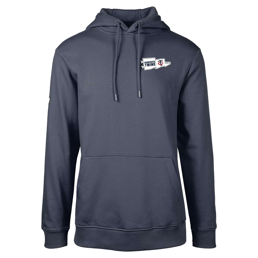 Men's Levelwear  Navy Minnesota Twins Podium Rafters Pullover Hoodie