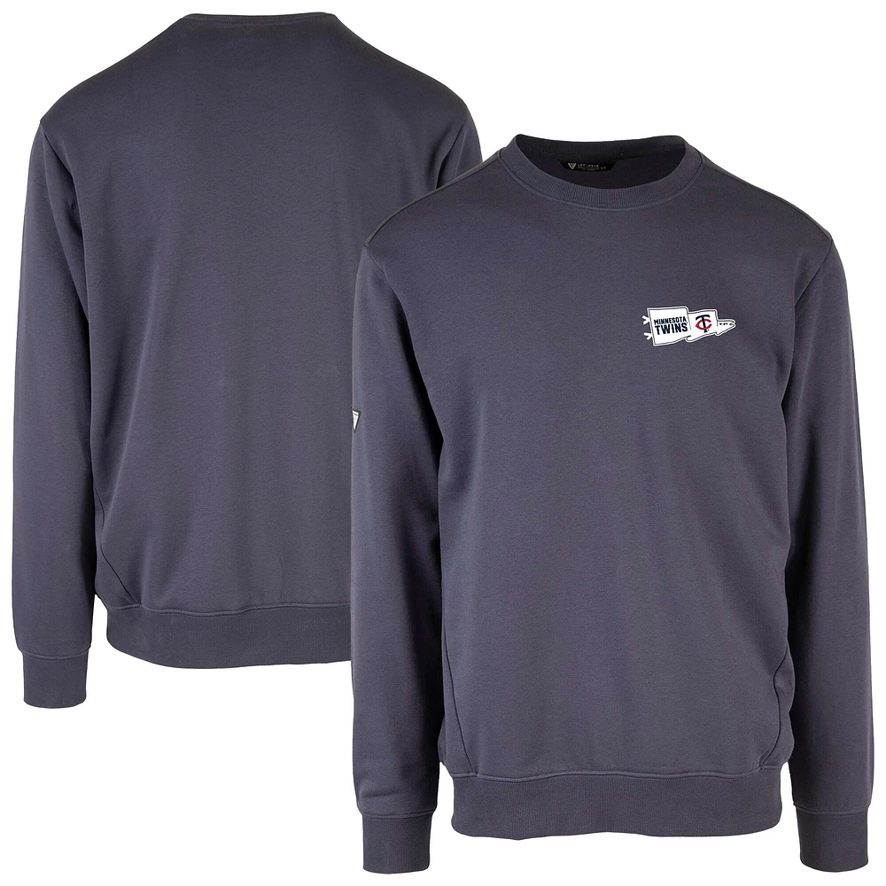 Men's Levelwear  Navy Minnesota Twins Zane Rafters Pullover Sweatshirt