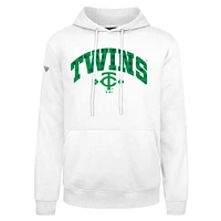 Men's Levelwear  White Minnesota Twins St. Patrick's Day Podium Plaid Pullover Hoodie