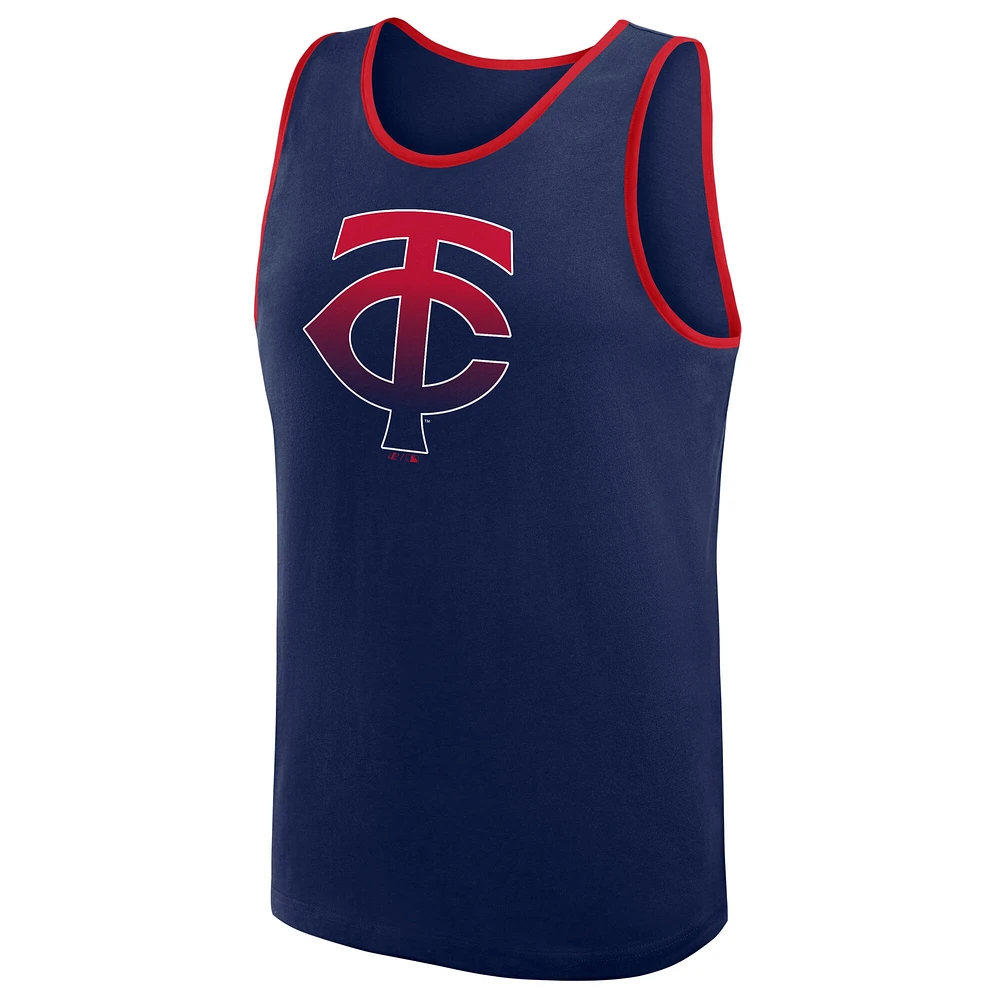 Men's Navy Minnesota Twins Unmatched Success Tank Top