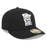 Men's New Era Black Minnesota Twins 2025 MLB Clubhouse Low Profile 59FIFTY Fitted Hat