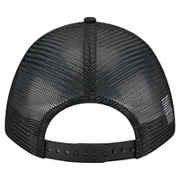 Casquette camionneur ajustable 9FORTY A-Frame M-Crown noire des Twins du Minnesota pour homme de New Era