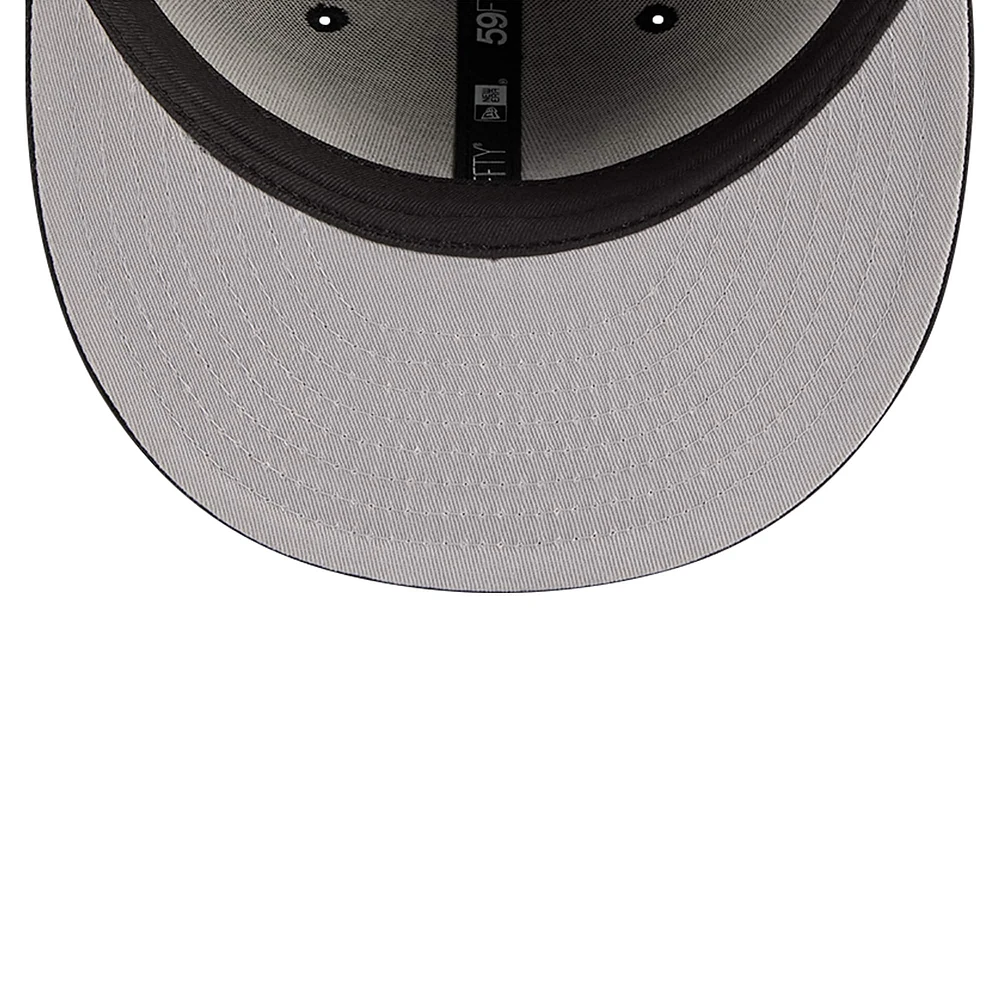 Men's New Era Black Minnesota Twins Logo 59FIFTY Fitted Hat