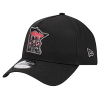 Casquette réglable ton sur ton Pop 9FORTY A-Frame Minnesota Twins New Era noire pour hommes